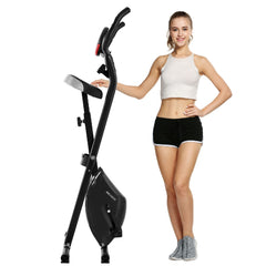 Indoor Folding Magnetic Upright Exercise Bike