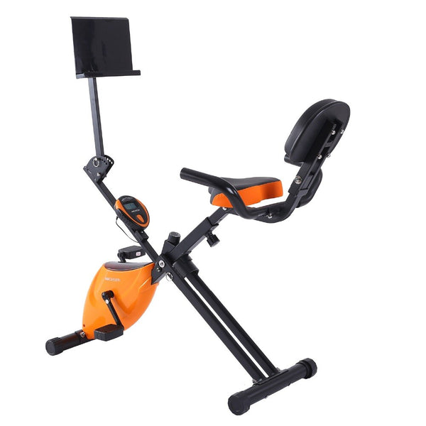 Folding Adjustable Magnetic Upright Exercise Bike